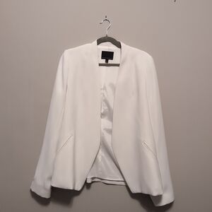 Banana Republic White Blazer with Wide Lapels